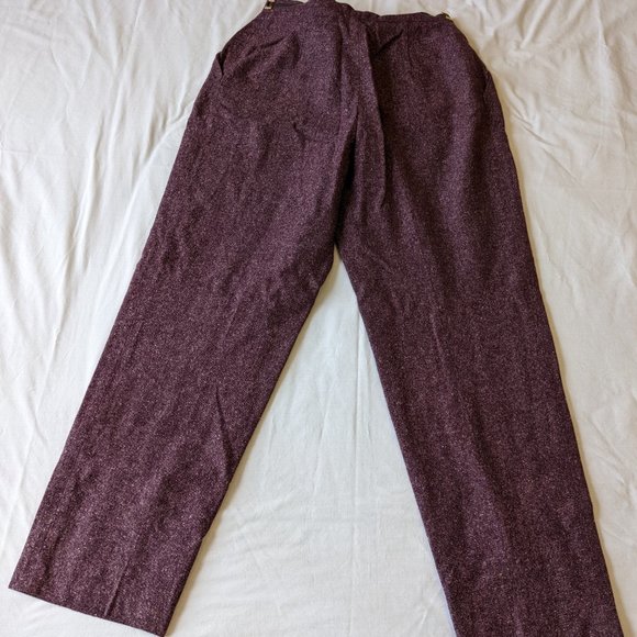 VINTAGE 'Petite Sophisticate' Wool Slacks - Picture 8 of 11